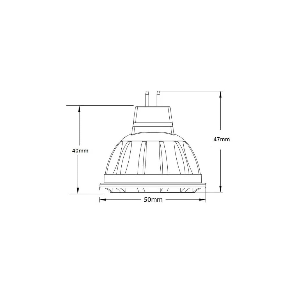 LED-Retrofit-Spot,  24V, 4W, 2700K, MR16 (GU5.3)