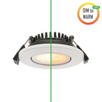 LED-Swing Spot 24V, 5W, Dim to Warm, 3000K-2200K, CRI90