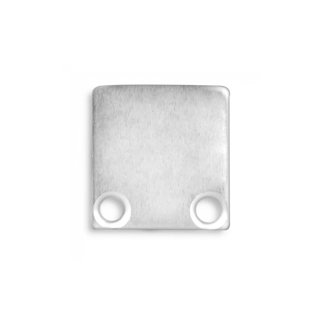 Endkappe E10.2 Aluminium für Profil PL1 in Verbindung mit PL10, 2 STK, inkl. Schrauben